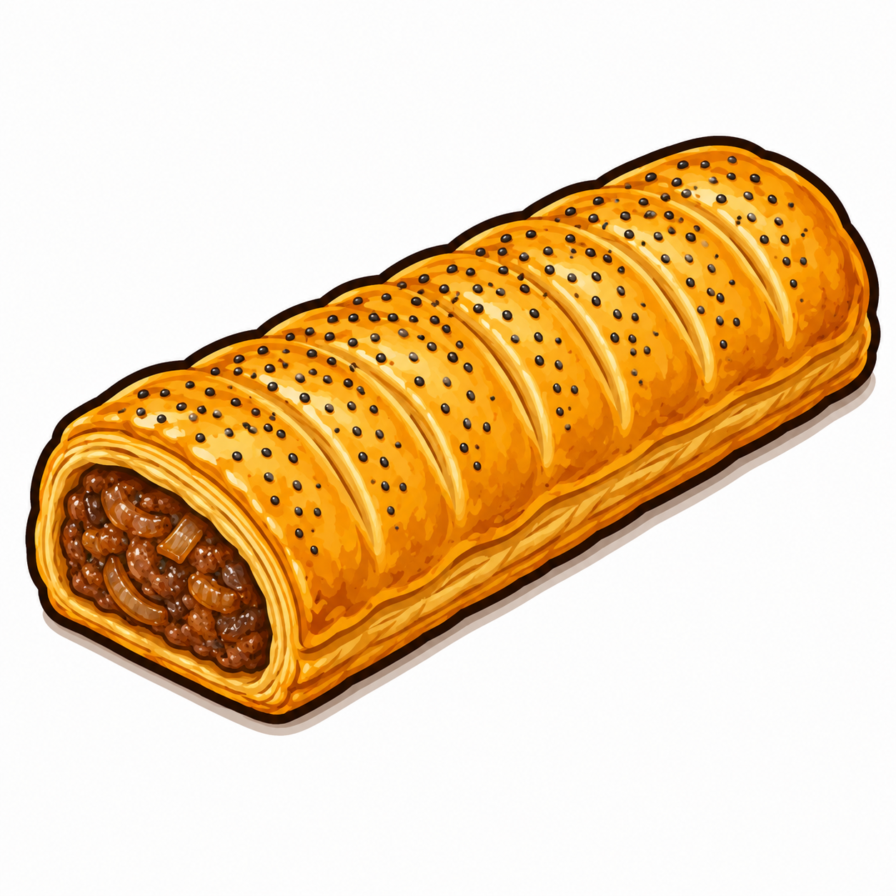 Caramelised Onion Sausage Roll